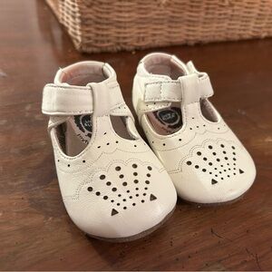 Livie & Luca Cream Baby Walker Shoes